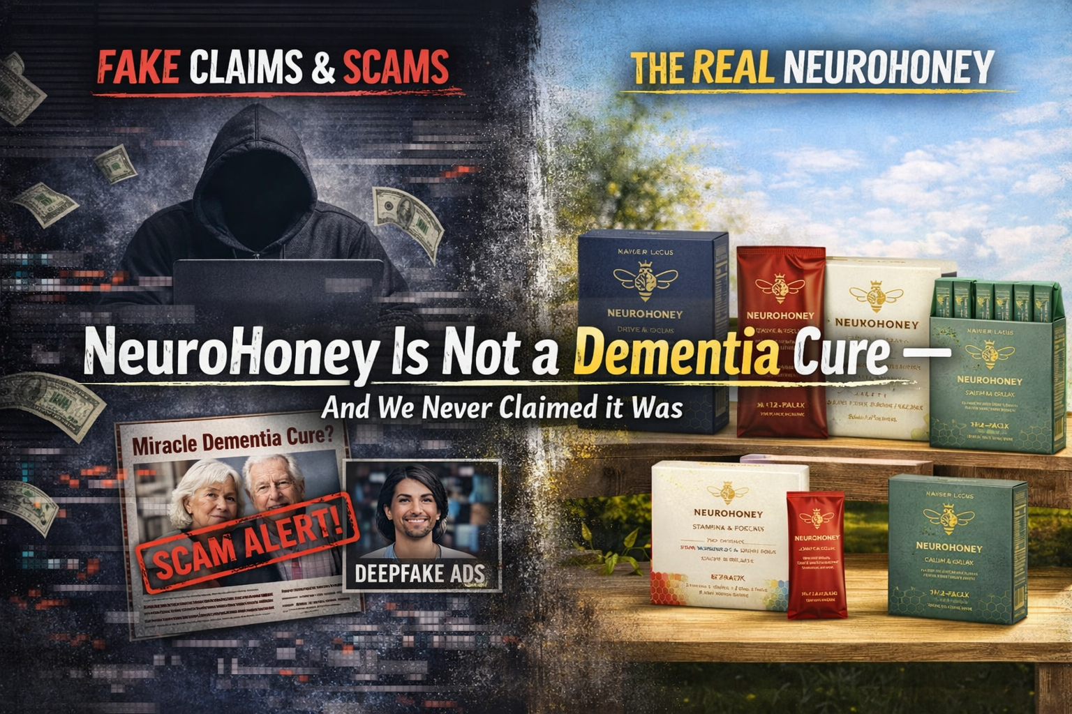 NeuroHoney Is Not a Dementia Cure & We Never Claimed It Was